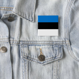 Estse vlag vierkante button 5,1 cm