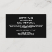 Estse vlag, vlag van Estland Visitekaartje (Achterkant)