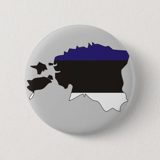 Estse vlaggenkaart ronde button 5,7 cm (Voorkant)