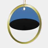 Estse vlagornament keramisch ornament (Links)