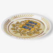 Estse wapenstilstand papieren bordje (Gekanteld)