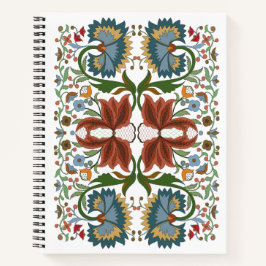 Estse  wildbloemen vouwen kunstpatroon notitieboek