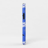 Estse zaak. Blauwe bloemkleur Case-Mate iPhone Case (Achterkant/rechts)