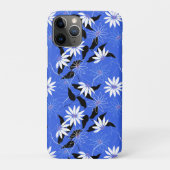 Estse zaak. Blauwe bloemkleur Case-Mate iPhone Case (Achterkant)