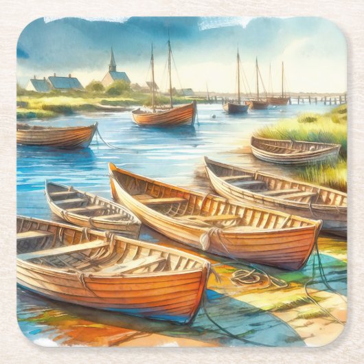 estuarium kartonnen onderzetters (Voorkant)