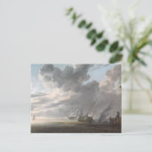 Estuarium op het Eind van de Dag Briefkaart (Staand voorkant)