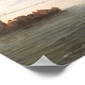 Estuary at Day's End van Simon de Vlieger Poster (Hoek)