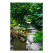 Estufa Fria de Lisboa Het weelderige Lissabon Gree Foto Afdruk (Voorkant)