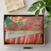 ¡Estúpido Santa! Prefiero joyas :/ Tissuepapier (Geschenk)