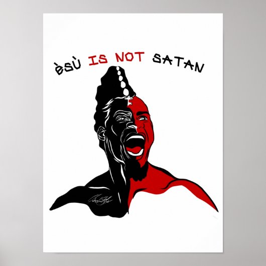 Èsú is geen satan poster (Voorkant)