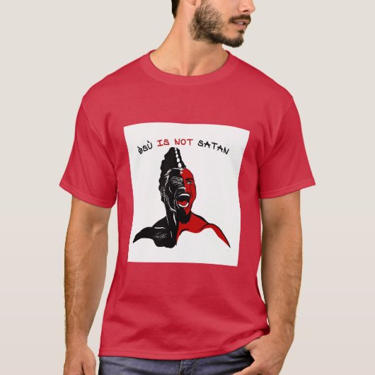 Èsú is not satan t-shirt (Voorkant)