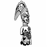 Esu Photo Sculpture Staand Fotobeeldje<br><div class="desc">Esu Odara de Orisa of Communication</div>