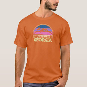 Esville Georgia Sunset Retro Lokale Pride L T-shirt