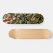 Esvoir Camo Mark Shark Skateboard (Horizontaal)