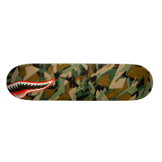 Esvoir Camo Mark Shark Skateboard