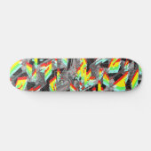 Esvoir Trippy Camo Persoonlijk Skateboard (Horizontaal)