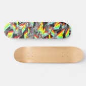 Esvoir Trippy Camo Persoonlijk Skateboard (Horizontaal)