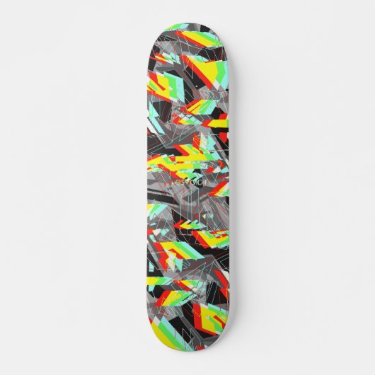 Esvoir Trippy Camo Persoonlijk Skateboard (Voorkant)