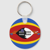Eswatini Fisheye Flag Sleutelhanger (Voorkant)