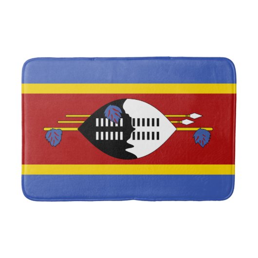 Eswatini Flag Badmat (Voorkant)