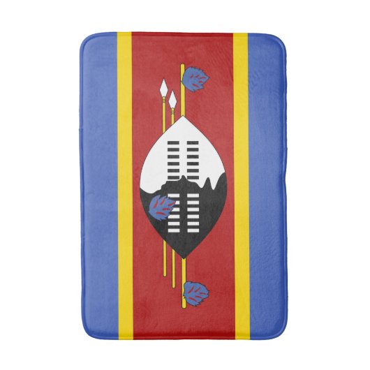 Eswatini Flag Badmat (Voorkant Verticaal)