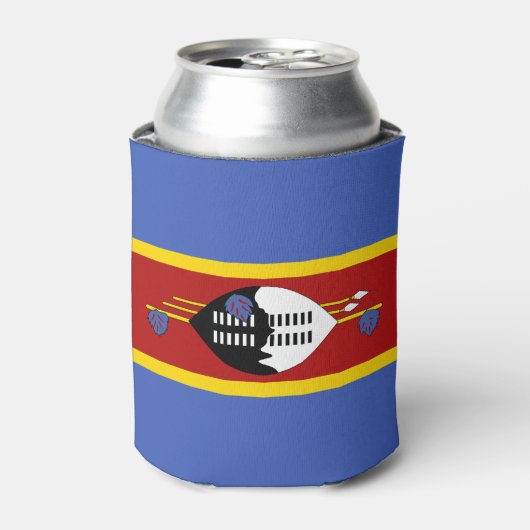 Eswatini Flag Blikjeskoeler (Blikje Voorkant)