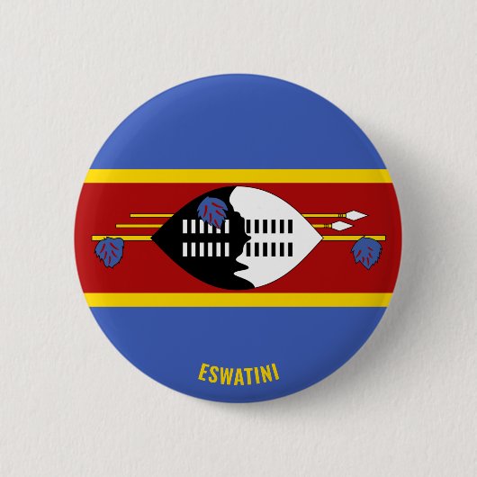 Eswatini Flag Charming Patriotic Ronde Button 5,7 Cm (Voorkant)