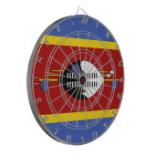 Eswatini flag Dartboard Dartbord (Voorkant Links)