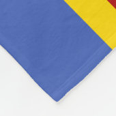 Eswatini Flag Fleece Deken (Hoek)