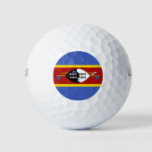 Eswatini Flag Golfballen (Voorkant)