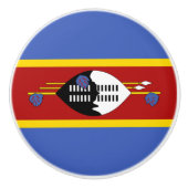 Eswatini Flag Keramische Knop (Voorkant)