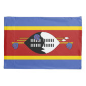 Eswatini Flag Kussensloop (Achterkant)