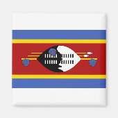 Eswatini Flag Magneet (Voorkant)