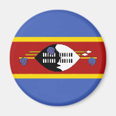 Eswatini Flag Magneet (Voorkant)