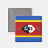 Eswatini Flag Magnet (Voorkant / Achterkant)