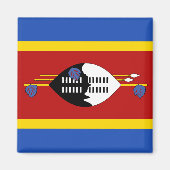 Eswatini Flag Magnet (Voorkant)