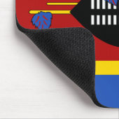 Eswatini Flag Mousepad Muismat (Hoek)