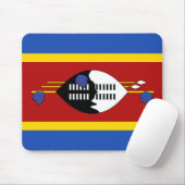 Eswatini Flag Mousepad Muismat (Met muis)