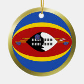 Eswatini Flag Ornament (Voorkant)
