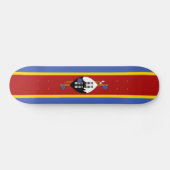 Eswatini Flag Persoonlijk Skateboard (Horizontaal)