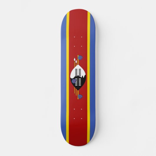 Eswatini Flag Persoonlijk Skateboard (Voorkant)