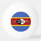 Eswatini Flag Pingpongbal (Achterkant)