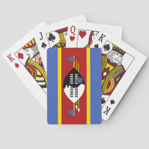 Eswatini Flag Pokerkaarten