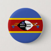 Eswatini Flag Ronde Button 5,7 Cm (Voorkant)