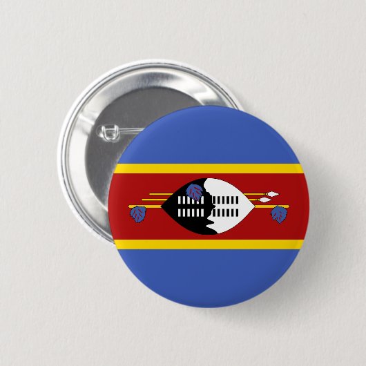 Eswatini Flag Ronde Button 5,7 Cm (Voorkant /achterkant)