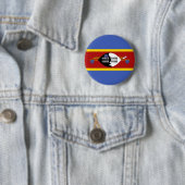 Eswatini Flag Ronde Button 5,7 Cm (In situ)