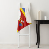 Eswatini Flag Sherpa Deken (In situ)