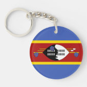 Eswatini Flag Sleutelhanger (Voorkant)