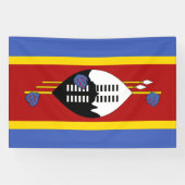 Eswatini Flag Spandoek (Horizontaal)