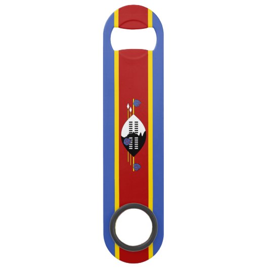 Eswatini Flag Speed Flessenopener (Achterkant)